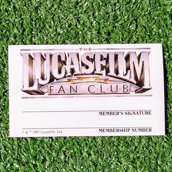 Star Wars Vintage SWFC Fan Club Unused Membership Card 1987 Lucasfilm, Ltd VTG - Picture 2 of 2